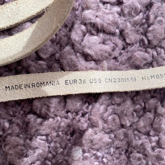 SWEDISH HASBEENS H&M WHITE LEATHER WOOD PLATFORMS - Picture 12 of 12